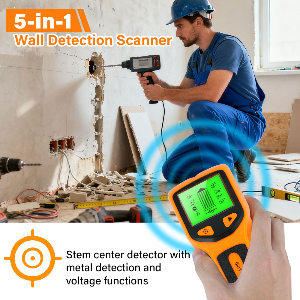Water Leak Detector Wired - Detector de Vigas de Parede 5