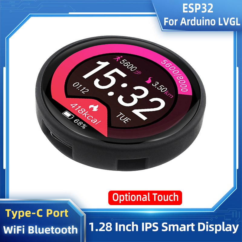 Home Automation Arduino - 1.28 Polegada IPS Smart Display ESP32