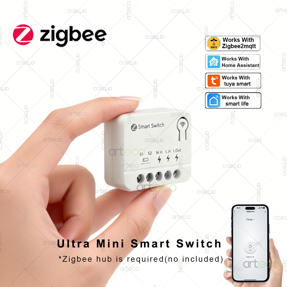 Home Automation Technology - Módulo Interruptor Inteligente Zigbee Mini DIY