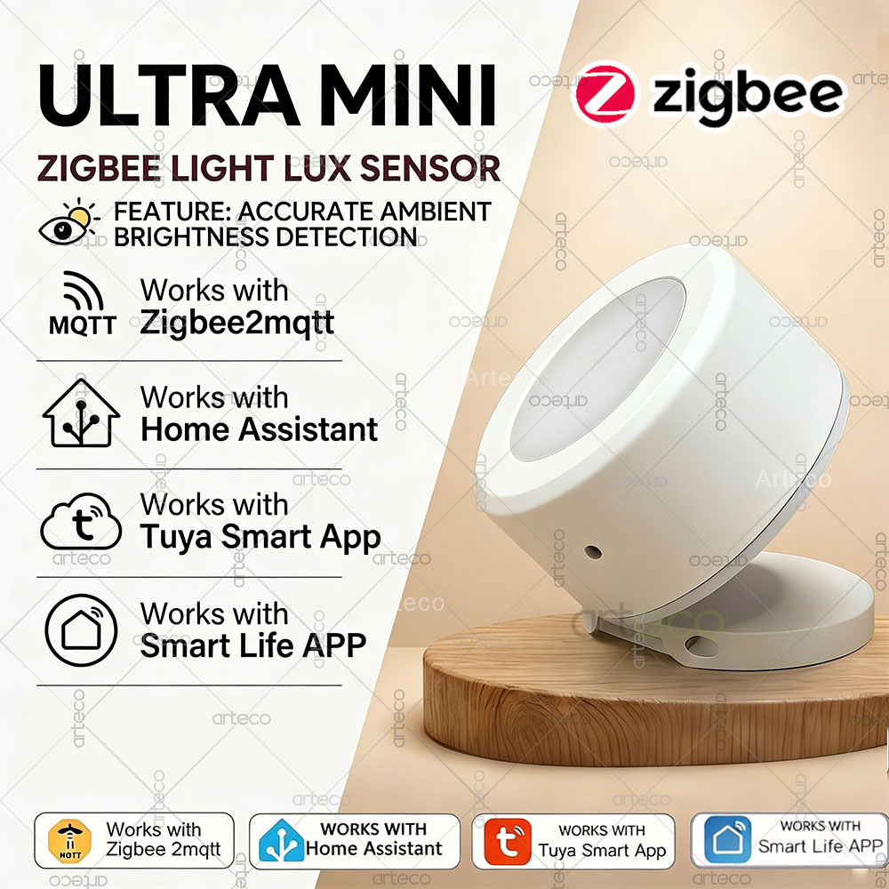 Sensor de Luz Zigbee Ultra Min - Home Automation Technology avaliação e preço