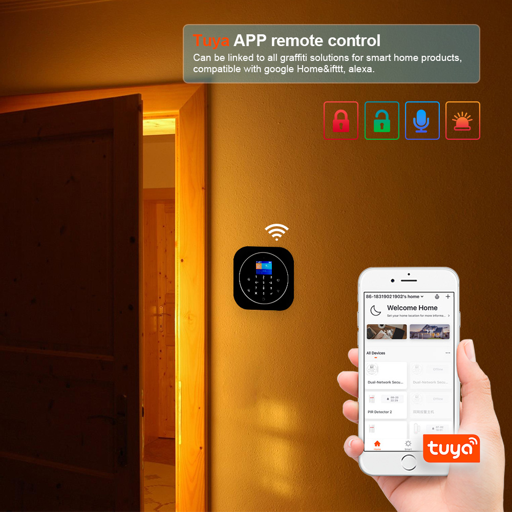 Kerui g12 2g wifi sistema de a - Home Automation Diy avaliação e preço