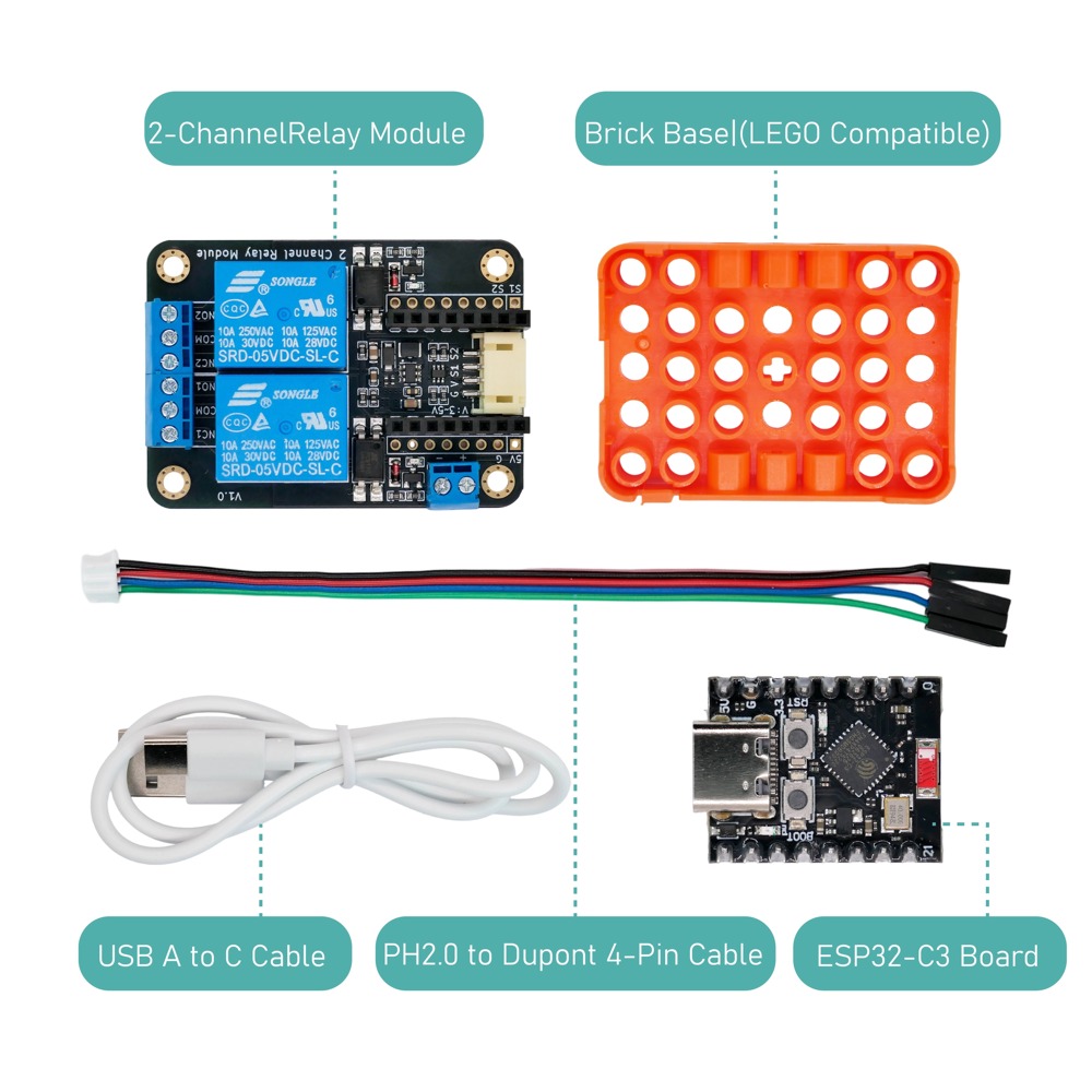 Módulo de Relé de 2 Canais, En - Home Automation With Arduino avaliação e preço