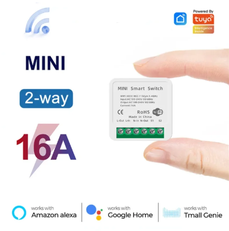 Interruptor WiFi Mini 16A com  - Home Automation Technology avaliação e preço