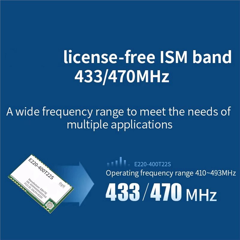 Novidades - Módulo Lora LLCC68 - 433Mhz Receiver Module avaliação e preço